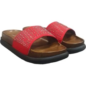 Resim Pierre Cardin Taşlı Dolgu Topuk Günlük Bayan Terlik 