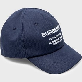 Resim Burberry Çocuk Şapka 8049541 Mıdnıght Navy/chk Lacivert Lacivert 