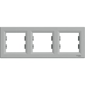 Resim Schneider Asfora Plus-3'lü Yatay Çerçeve, Alüminyum EPH5800361 