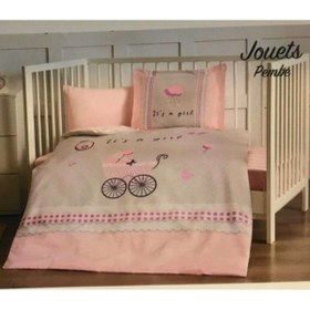 Resim Özdilek Ranforce Bebe Nevresim Takımı Jouets Pembe 