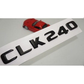 Resim CLK 240 Bagaj Parlak Siyah ABS 3M 3D Yazı Logo 