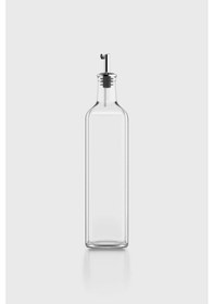Resim Renga Voca 750 Ml Metal Kapaklı Tıpalı Cam Yağlık 151008 Gümüş 