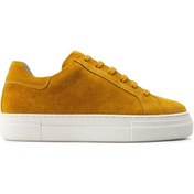 Resim Deery Hakiki Süet Sarı Sneaker Kadın Ayakkabı Sarı 