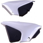 Resim HONDA CBF150 AKÜ KAPAĞI [YAN KAPAK] SAĞ-SOL SİYAH-GRİ 