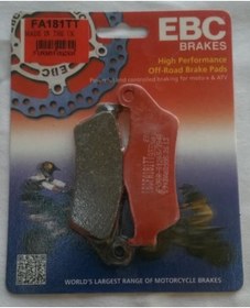 Resim Ktm 300 Exc Six Days Ön Fren Balatası Ebc Fa181Tt Karbon Balata 