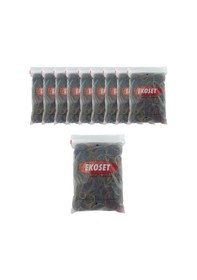 Resim Ekoset Renkli Para Lastiği Karışık 4 Renk 70 MM 10.000 Adet 