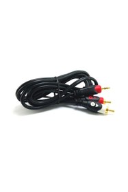 Resim electroon 2rca 3,5mm Stereo Aux Kablo 1,5 Metre Gold 