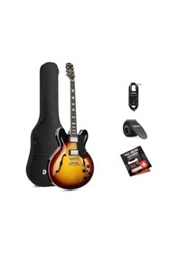 Resim Donner Djp-1000 Semi-hollow Elektro Gitar Sunburst 