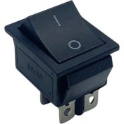 Resim YLZ TUŞLU ANAHTAR KARE (BÜYÜK BOY) (4 FİŞ) (0-1) (TEK TARAFA YAYLI) (16A 250V AC / 20A 125V AC) 