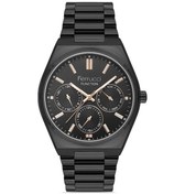 Resim Ferrucci Fer.03523m.03 Çelik Kordon Erkek Kol Saati Siyah 