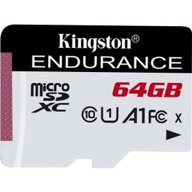 Resim Kingston High Endurance SDCE/64GB 64 GB MicroSDXC Class 10 UHS-I Hafıza Kartı 