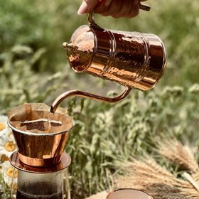 Resim Saria Bakır Filtre Kahve Demleme Seti 