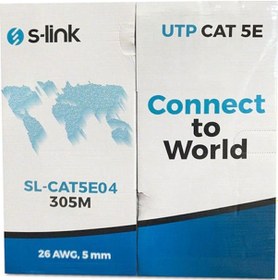 Resim S-Link Sl-Cat5E04 305M Utp Cat5E Kablo Cat5 Internet Kablosu 