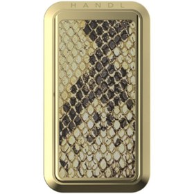 Resim HANDL New York Handlstick Anımal Gold Snakeskın Stand Özellikli Telefon Tutucu 