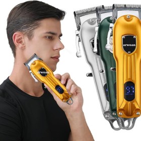 Resim arwoan professıonal hair clipper traş makinesi 