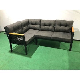 Resim Melisa 2+2 Köşe Yön Değiştirilebilir Koltuk Takımı Balkon-bahçe-kafe-çay Seti Fonksiyonel Antrasit 