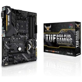 Resim Asus TUF B450-Plus Gaming AMD B450 4400 MHz (OC) DDR4 Soket AM4 ATX Anakart 