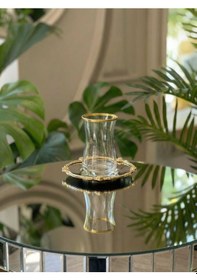 Resim Çnr Home Collection 12 Parca 6 Kişilik Çay Bardaği Seti 4278542 Gold 