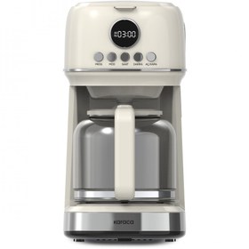 Resim Karaca Multibrew Retro Filtre Kahve Makinesi Cream 