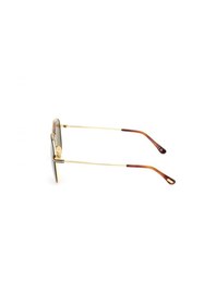 Resim Tom Ford Tf101830n60 Gold Metal Çerçeveli Damla Model Yeşil Lens Uv400 