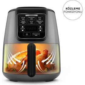 Resim Air Pro Cook Köz Xl Airfryer Siyah Gold, Sağlıklı ve Lezzetli Yemekler Için Ideal Seçim 