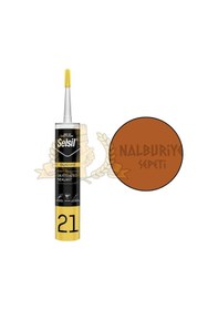 Resim Selsil Silikonize Mastik BRONZ 500 gr. Bronz Bronz 