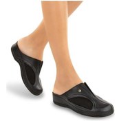 Resim Chopper Orthopedix 22208 Halluks Valgus Kemik Çıkıntısı Kadın Sabo Terlik Siyah 