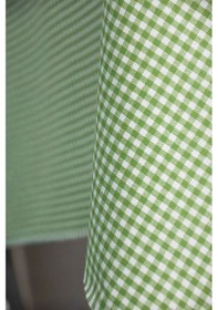 Resim Rivaistanbul Yeşil Pötikareli Masa Örtüsü, Sofra Bezi, Piknik Örtüsü 