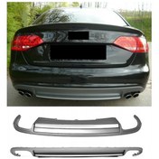 Resim Audi S4 arka tampon difüzörü model 2008 / 2012 B8 Audi S4 arka tampon difüzörü model 2008 / 2012 B8