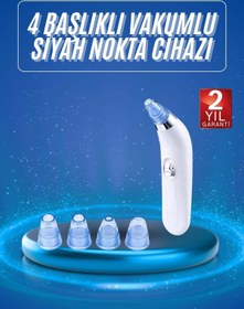 Resim Skygo Vakumlu Siyah Nokta Ve Yüz Temizleme Cihazı 4 Başlıklı 