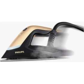 Resim Philips 2700 W Buhar Kazanlı Ütü Altın - Siyah 