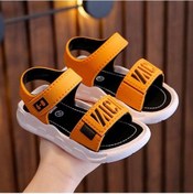 Resim Bebek Kız Erkek Sandalet Çocuk Plaj Ayakkabı Çocuk Spor Sandalet Bebek Düz Ayakkabı Çocuk Ayakkabı Sarı 