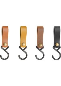 Resim Novahub Dayanıklı Kamp Askısı - 8'li Set, Hafif Ve Pratik, Pu Deri Malzeme, Küçük Boyutlu 