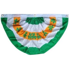 Resim Trendooze Homyl Aziz Patrick Günü İrlanda Bayrağı Yonca Bunting 90x180cm St. Patrick 