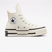 Resim Converse Chuck 70 Plus Canvas Unisex Siyah Sneaker Düz A00915c Beyaz 