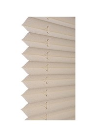 Resim Plise Dekor Krem Plise Perde - Cam Balkon Perdesi Yapıştırma Profilli 