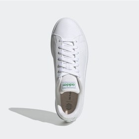 Resim Ftwwht/ftwwht/green Adidas Erkek Tenis Ayakkabı Advantage Base Gw2063 Beyaz 