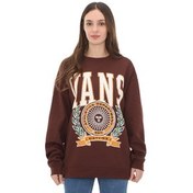 Resim Vans First Team Os Crew Kadın Sweatshirt Kahve 