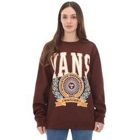 Resim Vans First Team Os Crew Kadın Sweatshirt Kahve 