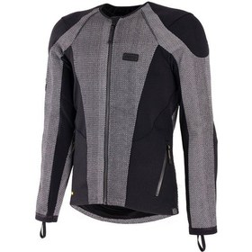 Resim Knox Urbane Pro Mk3 Korumalı File Motosiklet Montu Siyah Gümüş 