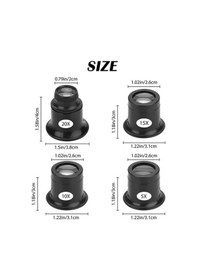 Resim Ulzyvf Xhhdqes Takı Seti Seti Saat Onarım Izle İçin Gözlük Büyüteç Büyüteç Büyüteç Büyüteç Büyüteç Adet 5x 4 20x 15x 10x Oc 