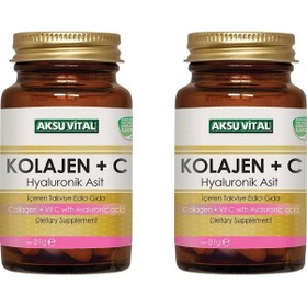 Resim Aksu Vital Kolajen C Vitamini Hyaluronik Asit 60 Tablet 2 Adet 