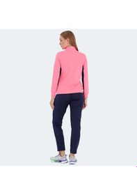 Resim Slazenger RECTOR Kadın Fermuarlı Dik Yaka Cepli Fuşya Eşofman Takımı 