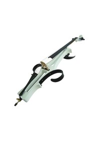 Resim Kinglos Kng Dsdt-1802 Elektro Çello 4/4 Beyaz Profesyonel - Silent Kulaklık Çıkışlı Sessiz Çalışma, Modern Tasarım, Taşıma Çantalı Set 