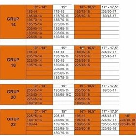 Resim HasbeeParts 255-45-17 Ebatlarına 4x4 Karmatik Kar Patinaj Zinciri Space ile uyumlu 