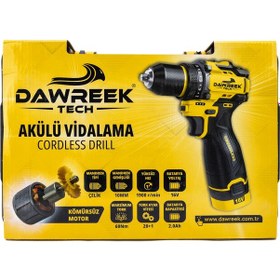 Resim Dawreek Tech DT01D Akülü Vidalama 