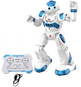 Resim giffy Oyuncak Uzaktan Kumandalı El Sensörlü Akıllı Robot Şarjlı Led Işıklı Sesli Müzikli Moonwalk Dans 