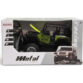 Resim Şimşek Toys Uzaktan Kumandalı 1:20 Şarjlı Metal Off Road Işıklı Safari Aracı Yeşil 690 Yeşil 