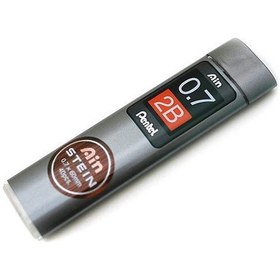 Resim Pentel Ain Stein Min Mekanik Kurşun Kalem Ucu 0.7 MM 2B 40'lı Tüp 