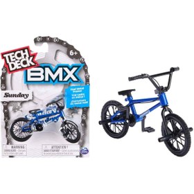 Resim TOYFEST Tech Deck BMX Bisikleti Sunday Mavi Gerçek Metal Çerçeve Parmak Bisiklet Oyuncak Model 12 